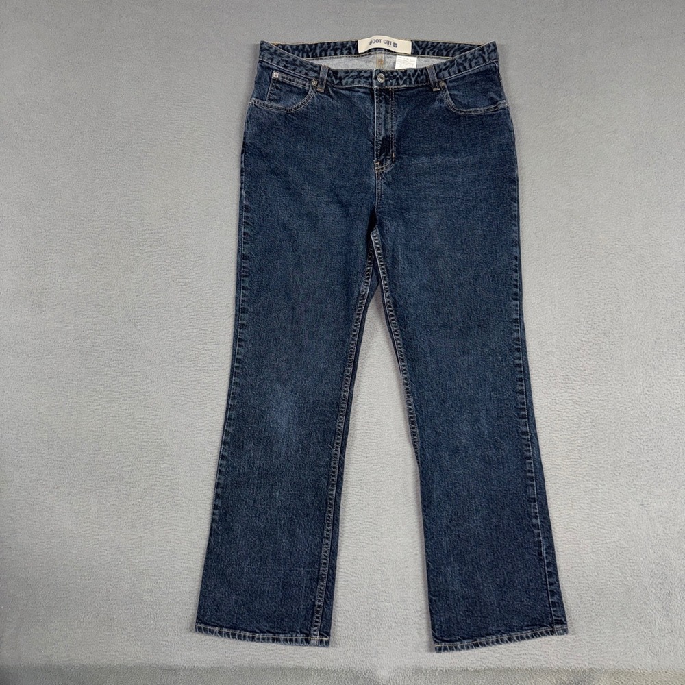 Gap Jeans Womens Blue Bootcut Stretch Dark Wash Denim Cotton Blend Y2K Vintage